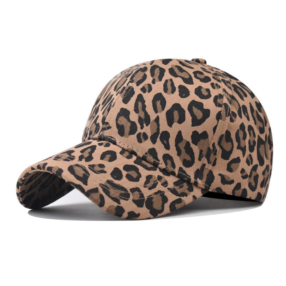 Hip Hop Leopard Print Baseball Cap Vintage Baseball Hat Women Men Outdoor Adjustable Gorras Snapback Unisex