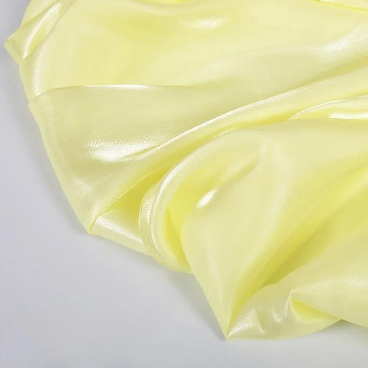 100x150 см Фантомный градиент цвета Стеклянный шелковый атласный тканевый сорочка сценическое платье кристально яркое лицо блестящая ткань DIY кукольный декор