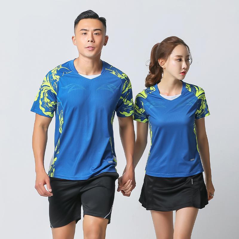 Quick-Dry Badminton Set Men Women Kids Sportswear Tennis Volleyball Training Competition Uniform