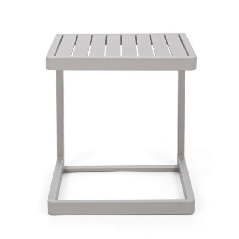 Bolzano Kolli Garden Table 40X40 Beige Auxiliary To The Deckchair