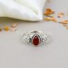 Carnelian 925 Sterling Silver Pear Shape Gemstone Handmade Boho Jewelry For Women