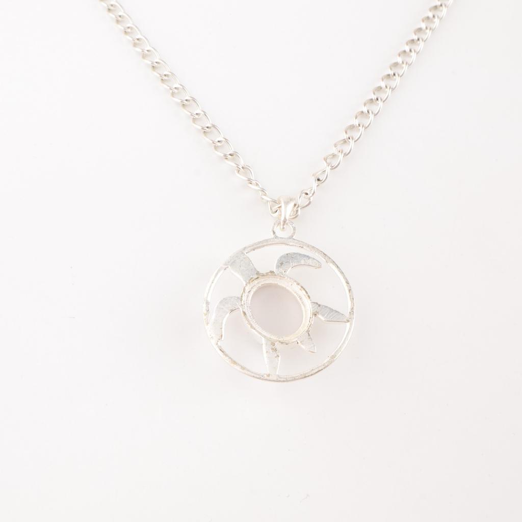 Селенит Драгоценный камень 925 Стерлинговое серебро Ювелирные изделия Ручной работы Подвеска Подарок для девушки CP-2-46