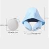 Ice Silk Ergonomic Neck Pillow Soft Travel  Pillow Nap Hooded Neck Pillow  Airplane