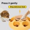 Нажми на еду Игрушки-пазлы для собак Легко чистить Интерактивные игрушки-пазлы для домашних животных для собак