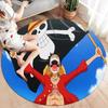 Luffy D Round Area Rug Carpet Rug For Living Room Bedroom Sofa Playroom Decor Nonslip Floor Mat