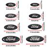 Car Logo Badge Front Rear Grille Hood Bonnet Trunk Emblem Stickers For Ford Focus Mondeo Edge Ecosport Ranger Fiesta Fusion Kuga CQSUV1
