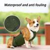 Летний дышащий большой бандаж для живота собаки, водонепроницаемый и грязеотталкивающий фартук, полиэстеровый жилет для собаки, двухслойный теплый дизайн защиты живота собаки, аксессуары для питомцев