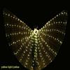 Multicolor LED Light-Up Gold Wings for Adult Belly Dance & Stage Performance