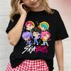 Kpop Демон Охотник Детская Футболка Женская С Коротким Рукавом Саджа Мальчики Дети Футболка Kpop Демон Футболка Мальчики Девочки Семейная Одежда