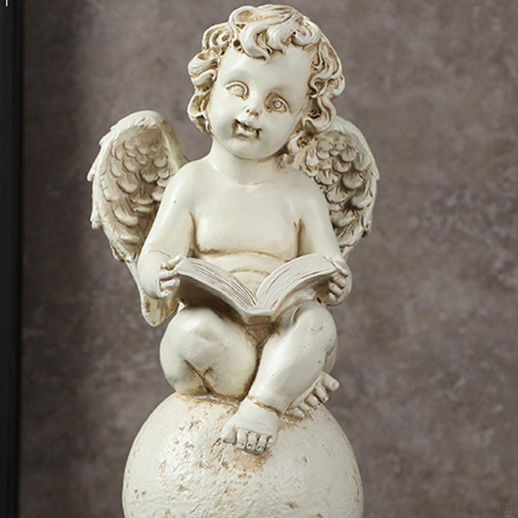 Статуя ангела, креативные фигурки, статуи ангелов, миниатюры, декор, сказочный сад