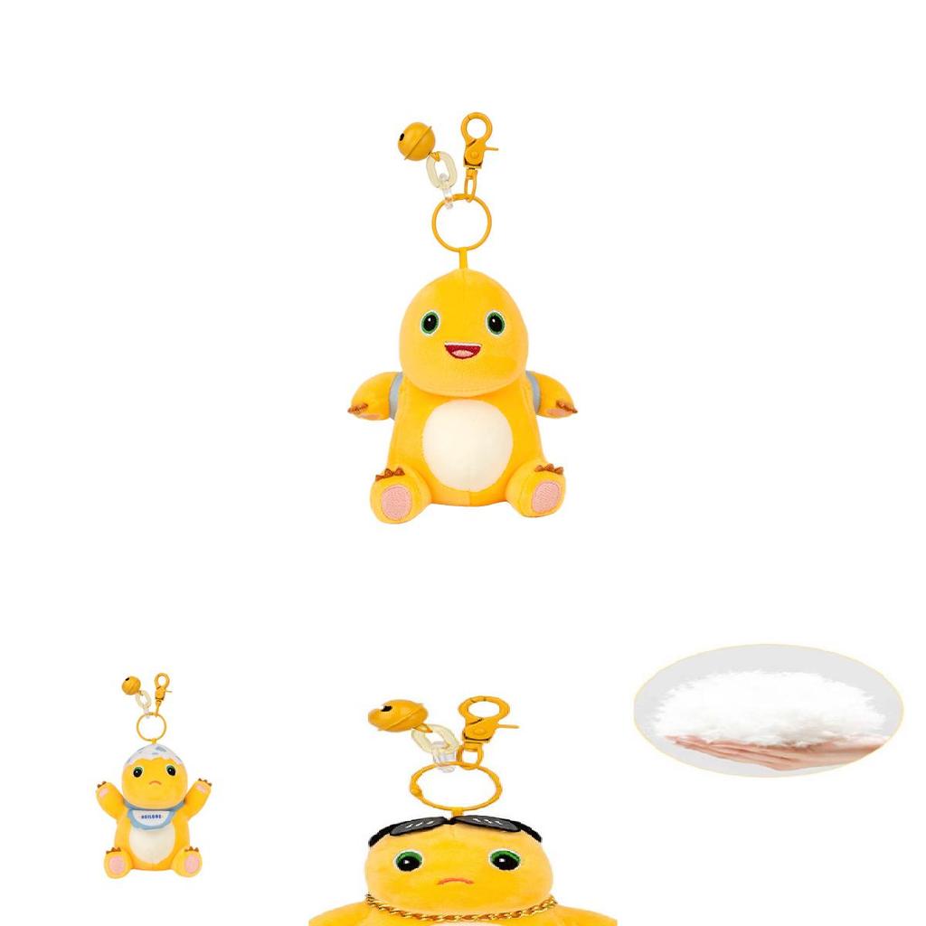 Authentic Milk Dragon Plush Pendant Cute Cartoon Keychain Wholesale Pp Cotton Stuffed