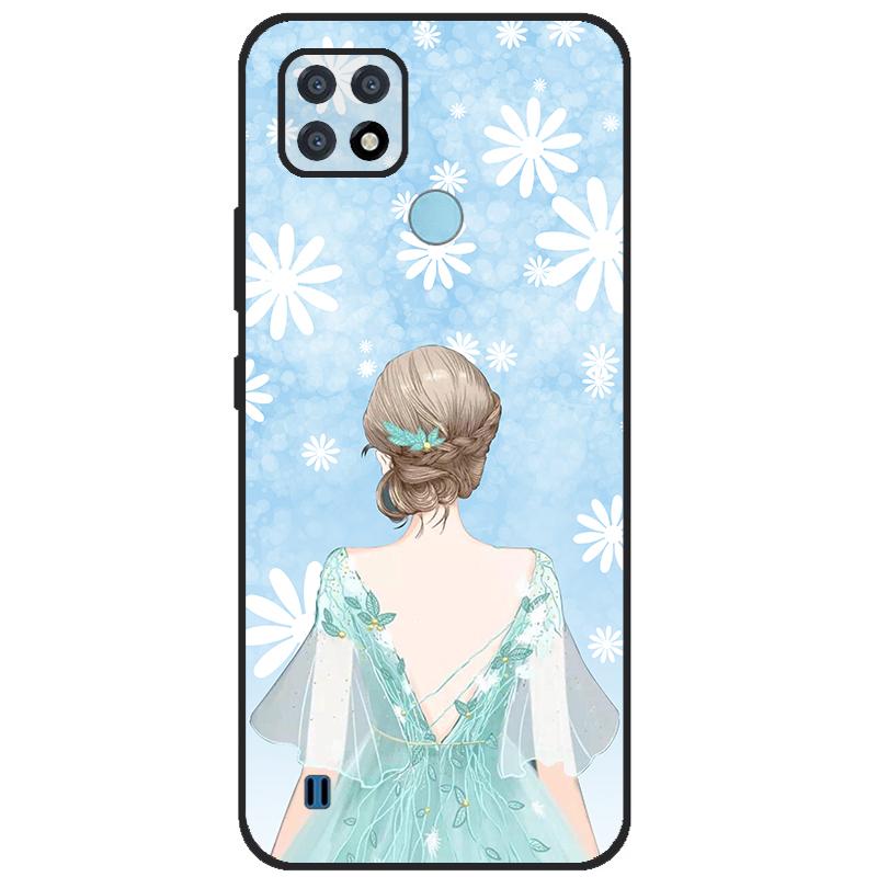 For Realme C21 Case Soft Tpu Silicone Case For OPPO RealmeC21 C 21 Phone Cover Fundas RMX3201 Bumper Case For Realme C21 Cover