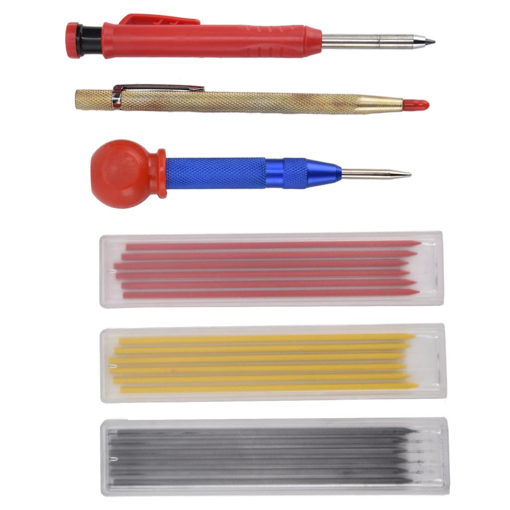 Наборы ручек для деревообработки Металлические графитовые стержни Маркировочные маркеры Позиционирование Кернер Инструменты