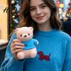 Игрушки для снятия стресса для взрослых Рождественский Помидорный Медведь Сжимающая игрушка Снятие Симпатичная ТПР Декомпрессия Праздничный Подарок на вечеринку Фигурка с украшением