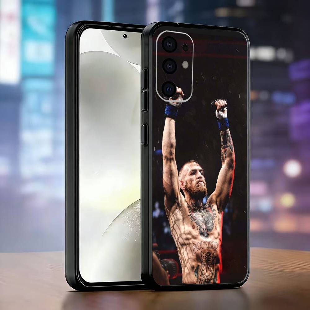 Боксерский чехол для телефона Конора Макгрегора для Samsung S25, S24, S21, S22, S23, S30, Ultra, S20, Plus, Fe, Мягкий силиконовый черный чехол