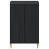 Shoe Cabinet ARNHEM 59.5 x 39.5 x 90 cm Wood Material Black