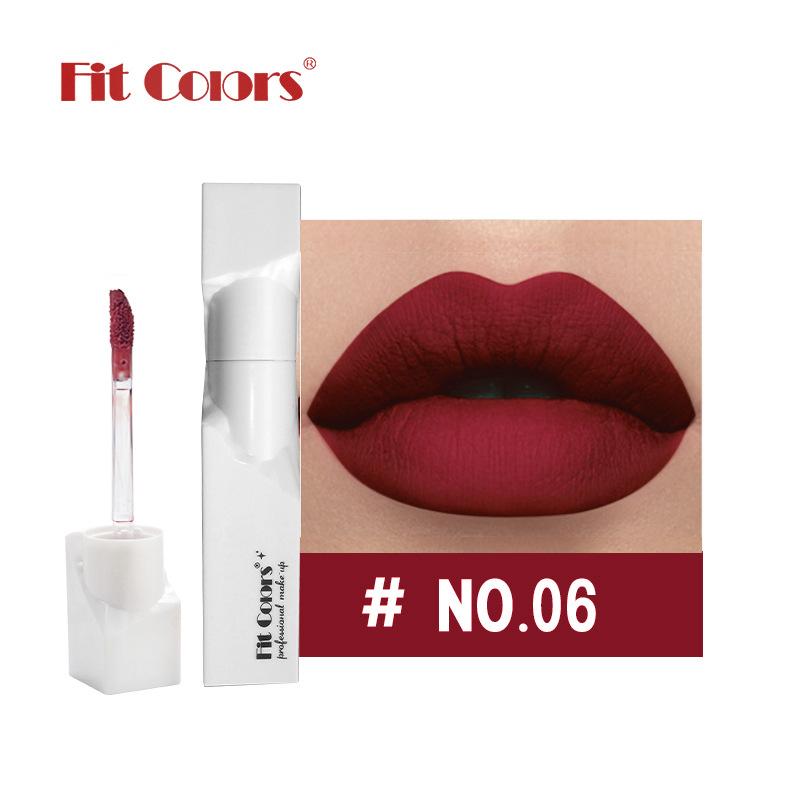 Fit Colors Breakable Lip Gloss With Creative Design, Long-lasting And Non-sticky Matte Liquid Lipstick