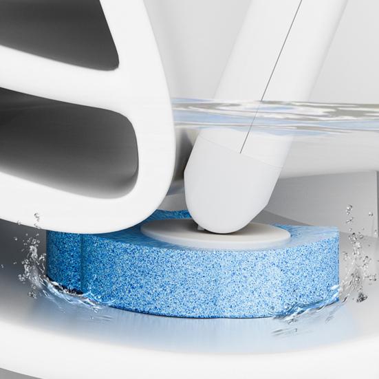 Одноразовая туалетная щетка с удлиненной ручкой, мощная чистящая палочка, трехслойная структура, очиститель для ванной комнаты, ванны, туалета