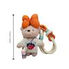 Cartoon Cute Bear Pendant Handmade Car Key Ring Creative Plush Doll Keychain  Couple