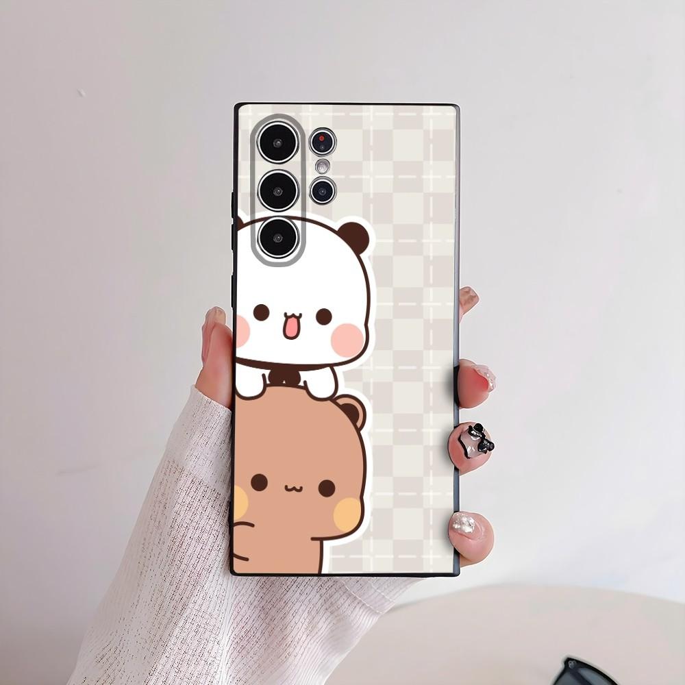 Милый Чехол Для Телефона Bubu Dudu Для Samsung Galaxy S25 S24 S22 S23 Ultra S21 S20 Plus 5G Матовый Нескользящий Полностью Закрывающий Мягкий Чехол