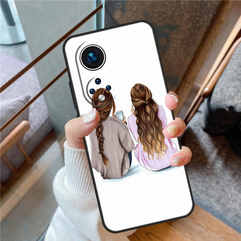 Лучшие друзья BFF Парные Чехол-обложка Для Honor Magic 8 Pro 5 6 7 Lite Для Honor 90 70 50 400 200 X8a X8b X9a X9b X9c
