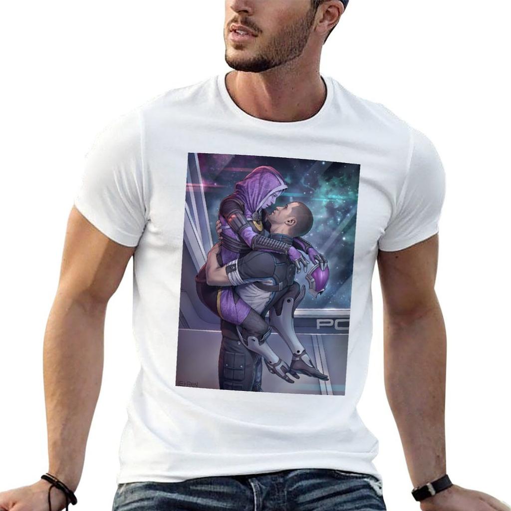 Mass Effect Tshirt For A Boy Graphic T Shirt Vintage Heavyweight T Shirts For Unisex