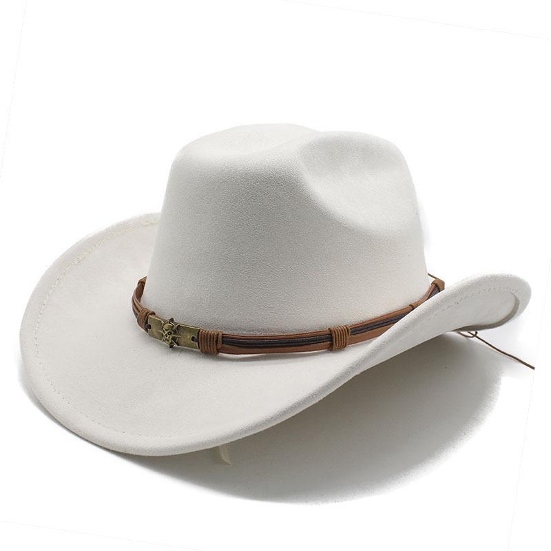 Западная ковбойская шляпа шерстяной цилиндр панк шляпа для верховой езды цилиндр со скрытой волной
