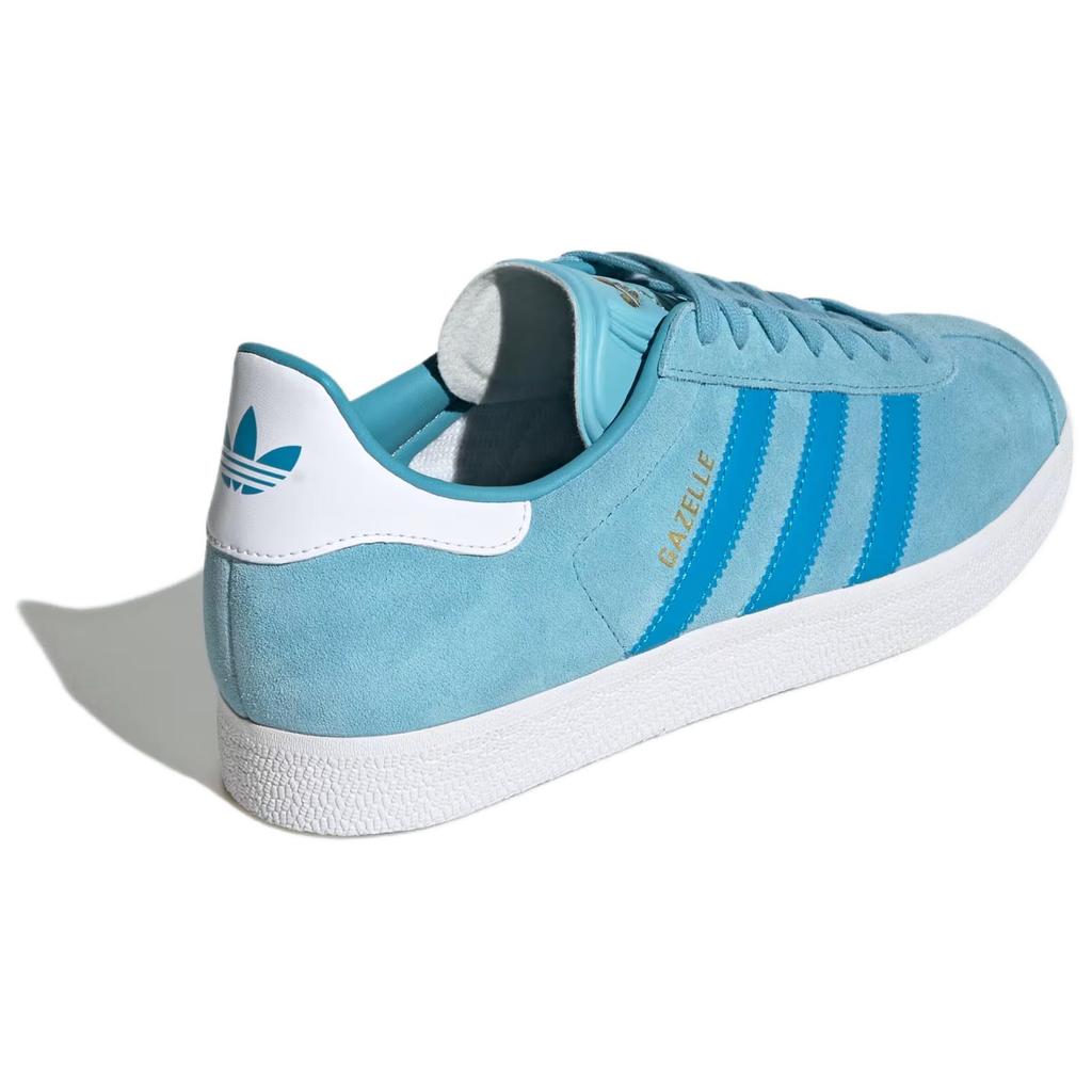 Adidas Originals Gazelle Fashion Comfortable Durable Low-Top Sneakers Unisex Sneakers Blue JR0620