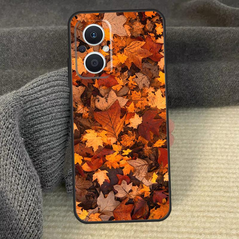 Чехол с осенними листьями для OPPO Reno 13 12 F 11 11F 8T 7 8 10 Pro OPPO Find X6 X8 Pro X3 X5 Lite