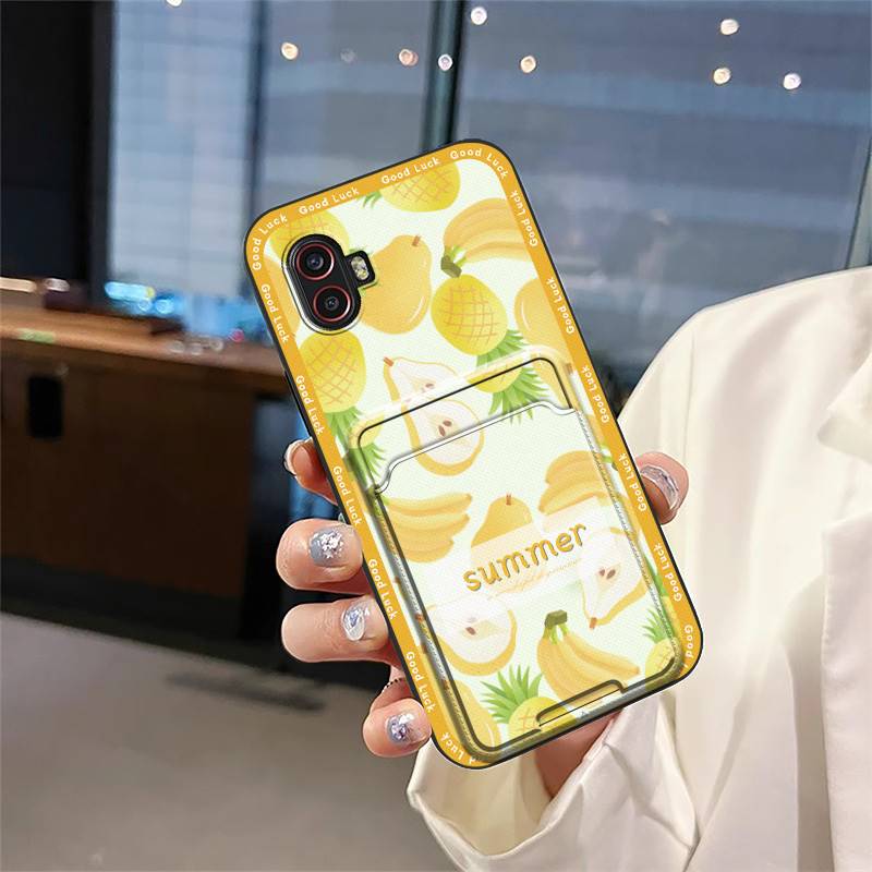 Мультяшный силиконовый чехол для телефона Samsung Galaxy Xcover6 Pro/SM-G736U/B Сумка для карт TPU Задняя крышка Прочный модный дизайн