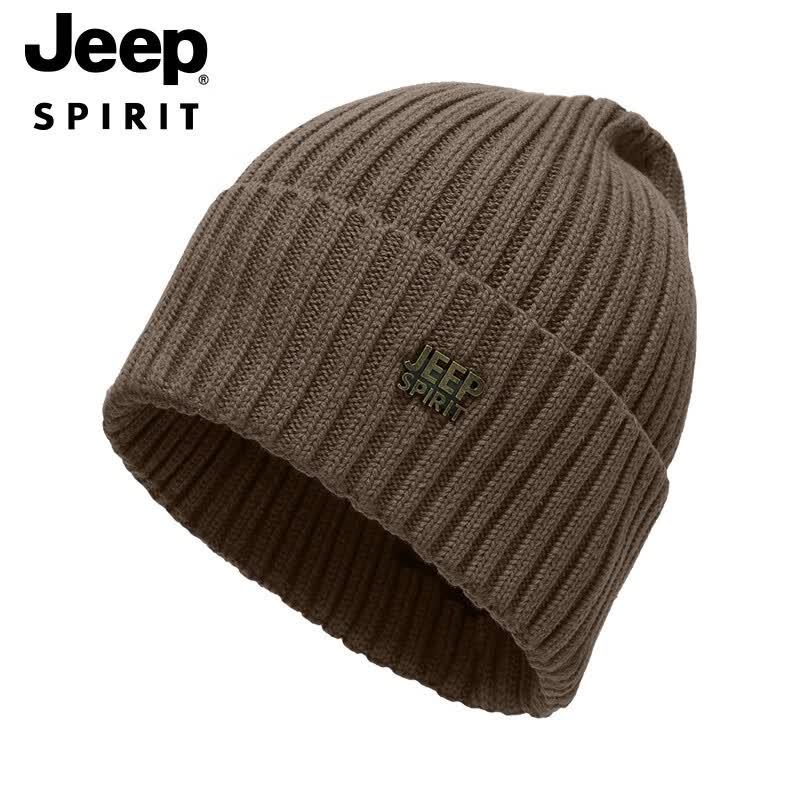 Jeep Унисекс Теплая Вязаная Шапка-Бини