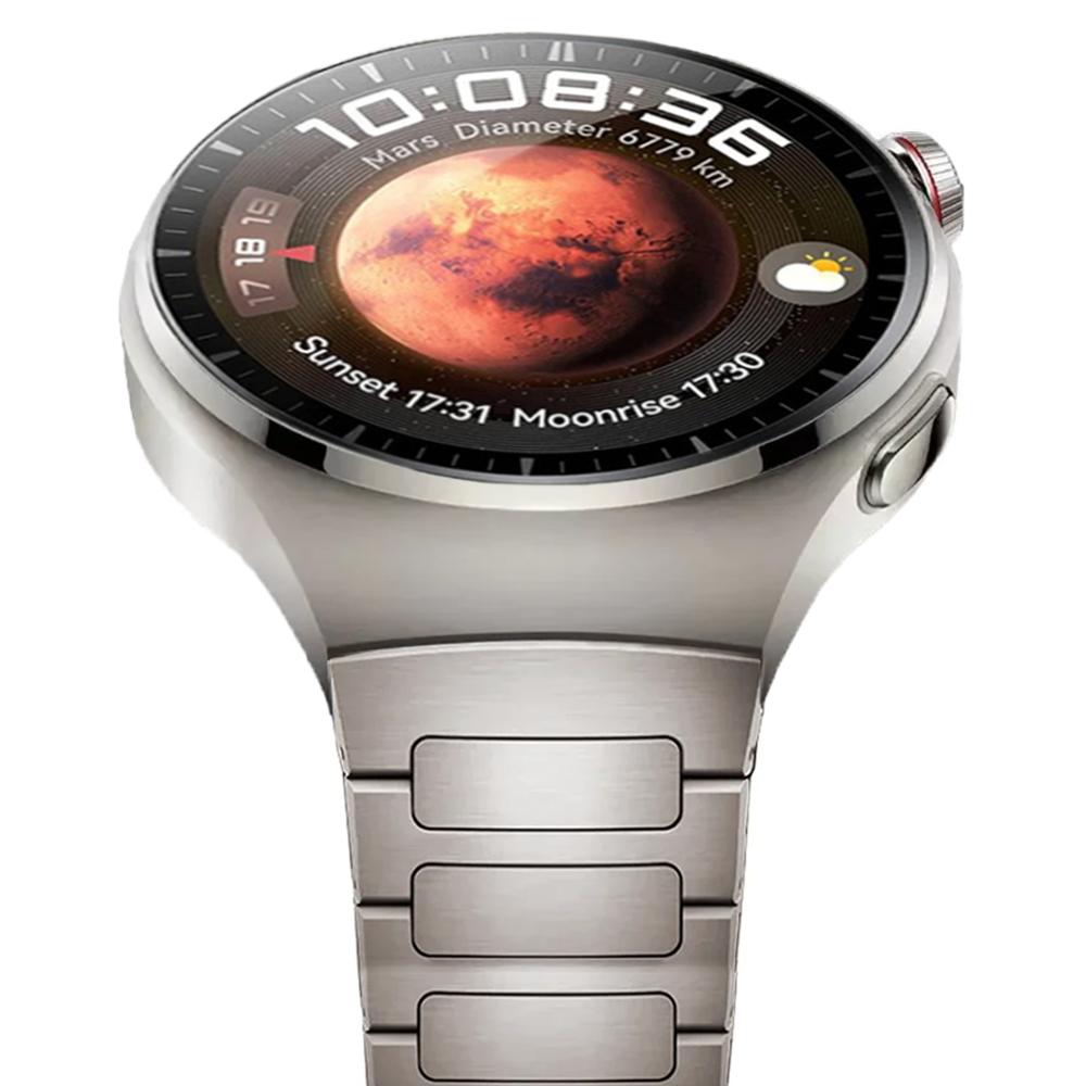 Без зазоров Оригинальный титановый металлический ремешок для Huawei Watch 4 Pro Роскошный браслет для Huawei Watch 4 Pro Деловая ремешок Correa