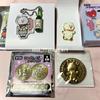 [USED] BT21 Korean Soju Keychain Metal Pin Badge Medal Collection RJ Set
