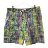 RALPH LAUREN RUGBY Check Patchwork Shorts W34 Surf Pants Men's Used