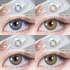 2 шт. корейские цветные контактные линзы мягкие натуральные цветные косметические синие красивые зрачки новые быстрая доставка
