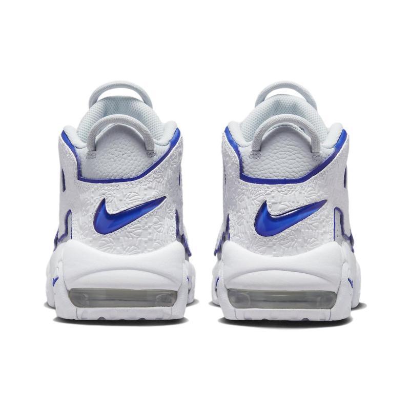 Nike Air More Uptempo Тисненый Белый Королевский Синий Винтажный Баскетбольный FD0669-100