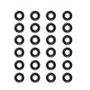 24pcs O-ring Seals For Johnson/Evinrude 90-175hp 60° Carbureted Motor # 335362