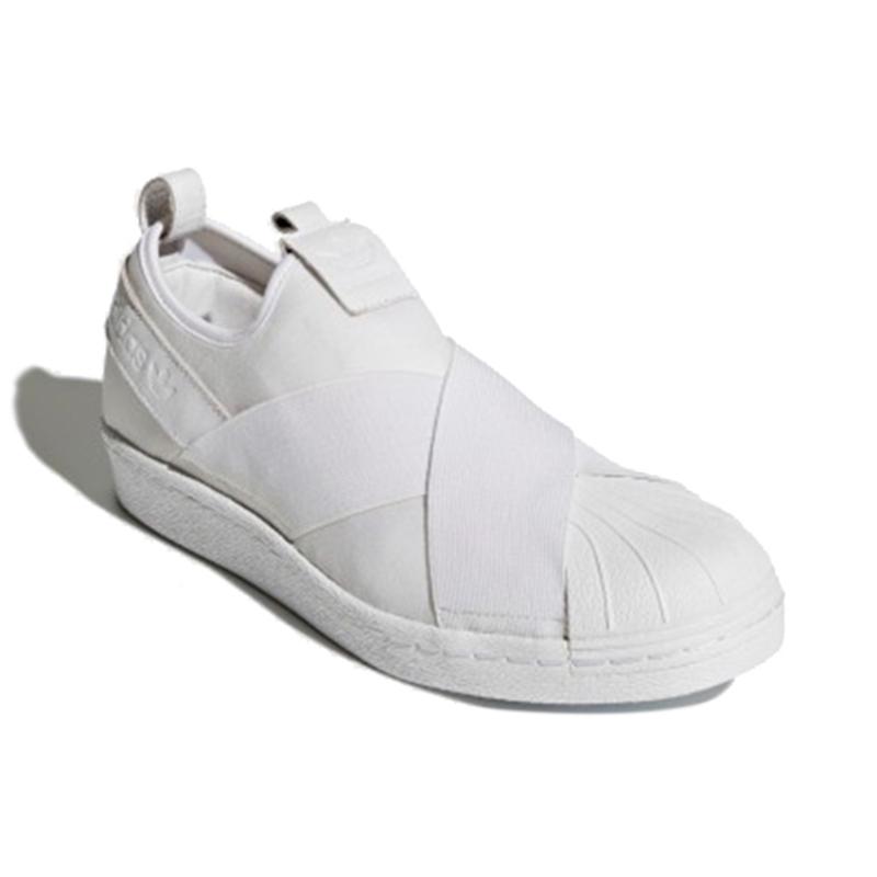 adidas Белые кроссовки Superstar Slip On BZ0111