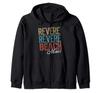 Revere Revere Revere Пляжный Массовый ГИБИСКУС & НАДПИСЬ Трехцветная Пальма Молния Худи
