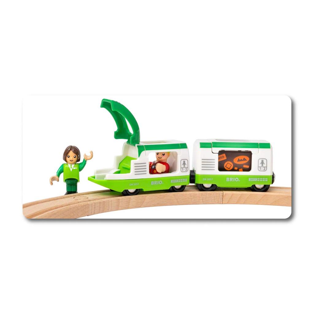 BRIO Train Starter Set 33847, for Ages 3 and Up. [Toy, Wooden Toy, Wooden Rail, Rail Set, Gift (Birthday/Christmas)]