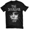 Jef Whitehead Design Pig Destroyer Rock Band Graphic Tee  Cotton Round Neck Casual Unisex Tshirt Summer Top