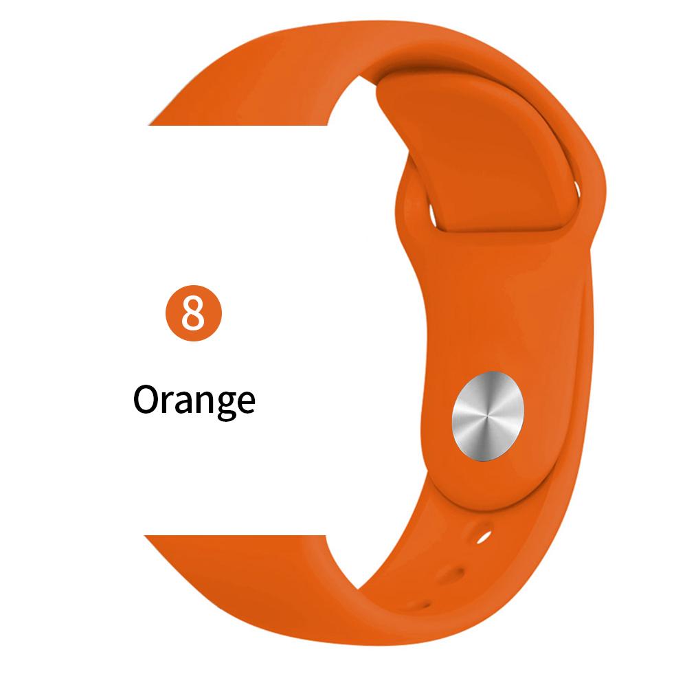 Мягкий спортивный силиконовый ремешок для часов Apple 4 3 2 1 38 мм 42 мм дышащий браслет для Iwatch Series 5 6 SE 40 мм 44 мм ремешок