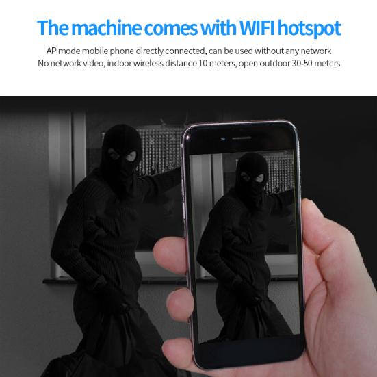 W18 Mini Camera High Clarity Aerial Photography 1080P Night Vision WIFI Long Standby Spy Camera Camcorder for Home