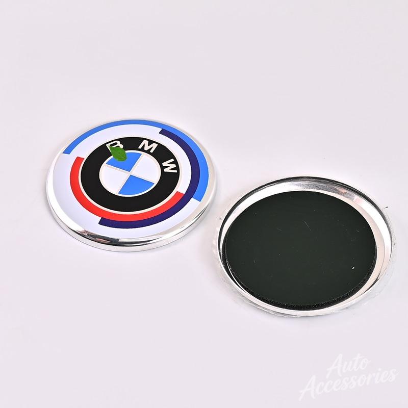 BAD1 45MM Car Steering Wheel Stickers Styling Decorate Decal For BMW M Power Motorsport Emblem Badge Decals Auto Interior Accessories DQ0