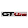 Металлическая наклейка на крыло автомобиля GT GTLINE, значок-эмблема на задний багажник