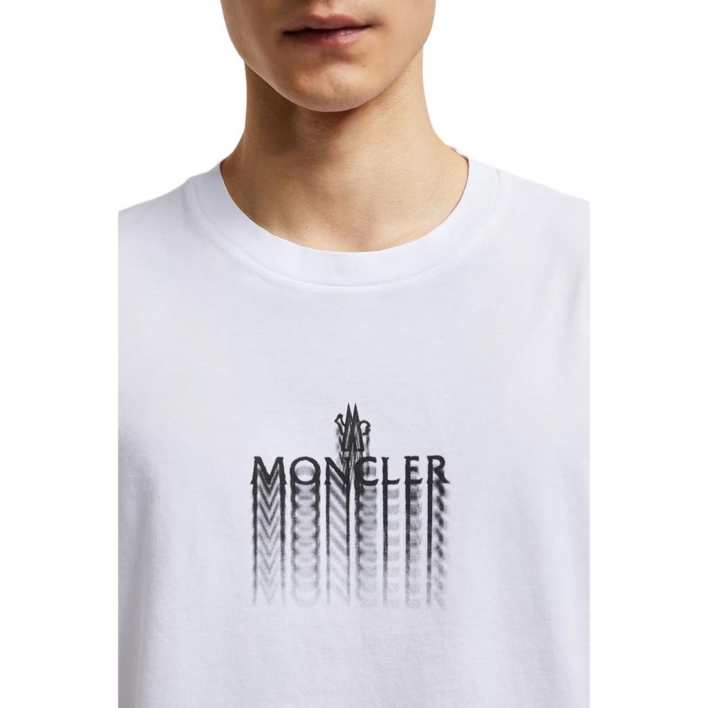 Moncler Logo Printed Crewneck T Shirt K10918C0002989A17001