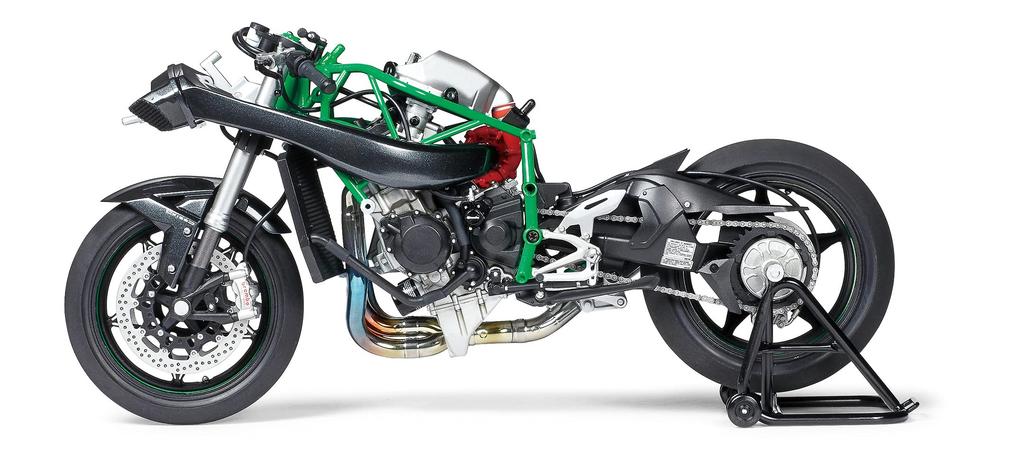 Tamiya Серия Мотоциклы 131 Kawasaki Ninja H2R Пластиковая Модель 14131 1/12 №