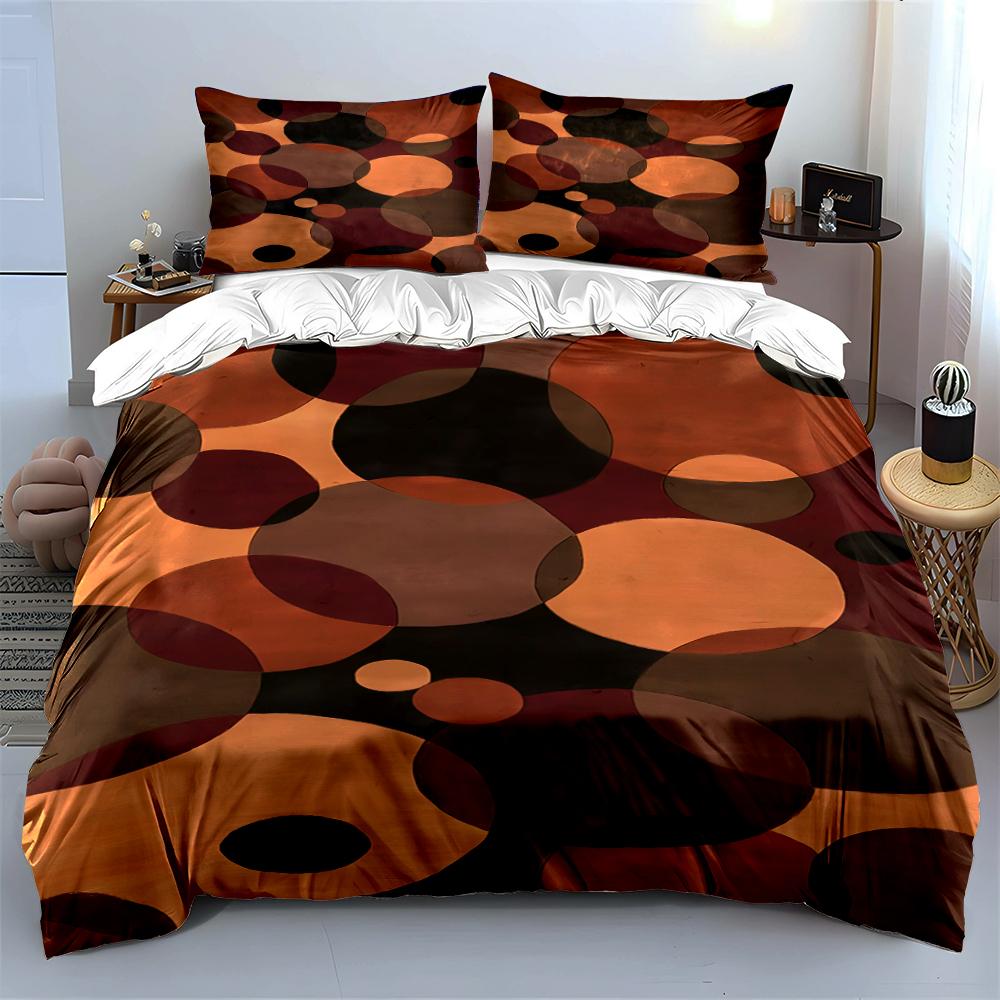 Colorful Polka Dot Bedding Set Design Bedding set (1 duvet cover, 2 pillowcases, duvet not included)