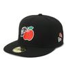 [New Era] cap 59FIFTY hello kitty collaboration black 7 5/8 5950 APPLE NECAP KITTY BLK 14348626 NER36C9593