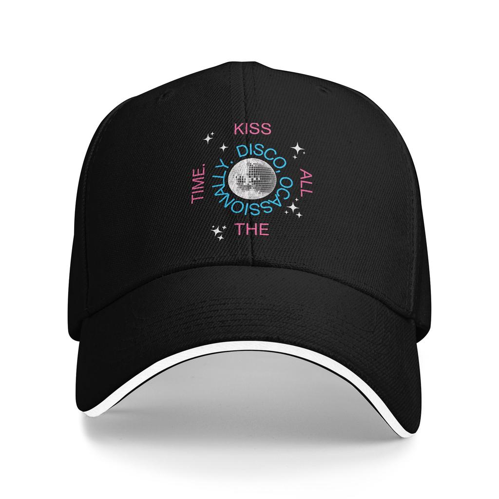 Summer Casual Baseball Cap Kiss All the Time Outdoor Trucker Hat For Couple Women Sunscreen 2026 Music Classic Baseball Caps